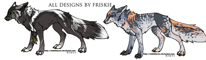 Canid Adopts - 150 Points Each - OPEN