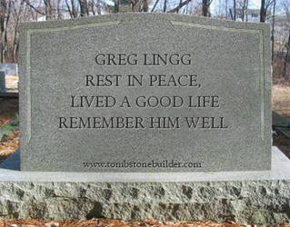 my tombstone