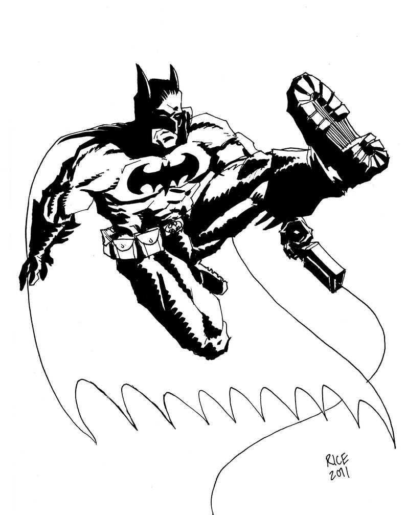 Batman Ink Sketch by TheJLD on DeviantArt