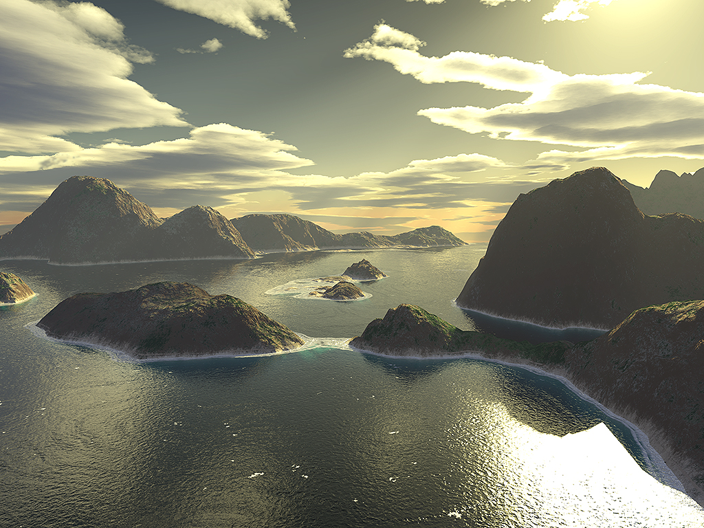 Archipelago II Terragen by lummo