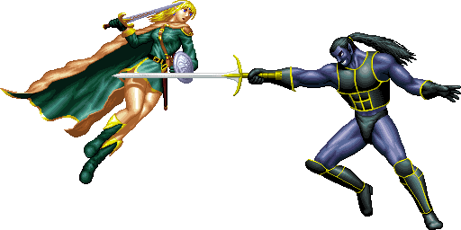 Dd Lucia Vs Shadow Elf By Alejandro Mikros On Deviantart