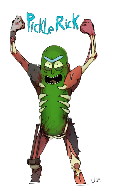 Pickle Rickson Pickle Rick by Horusaku on DeviantArt