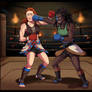 Aloy vs Sona (commission)