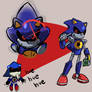 Metal sonic (fanart)