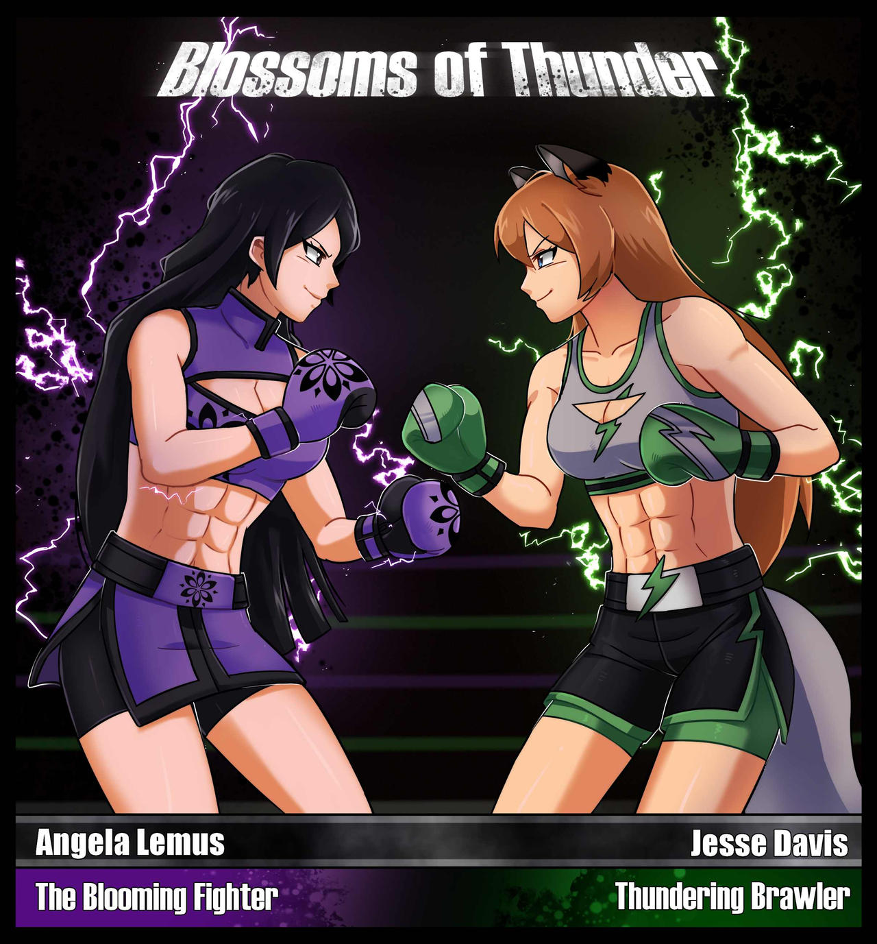 Blossoms of Thunder Angela vs Jesse (commission)