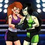 Kim possible vs Shego 2 (commission)