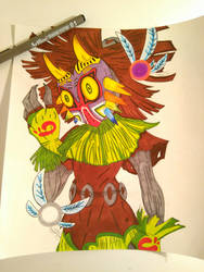 Skull Kid Majora's Mask [Dibujo]