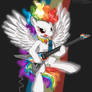 Commission - Rockin' Super Rainbow Dash