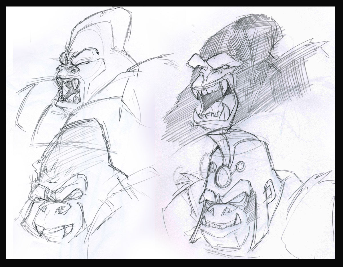 Gorilla Grodd Sketches