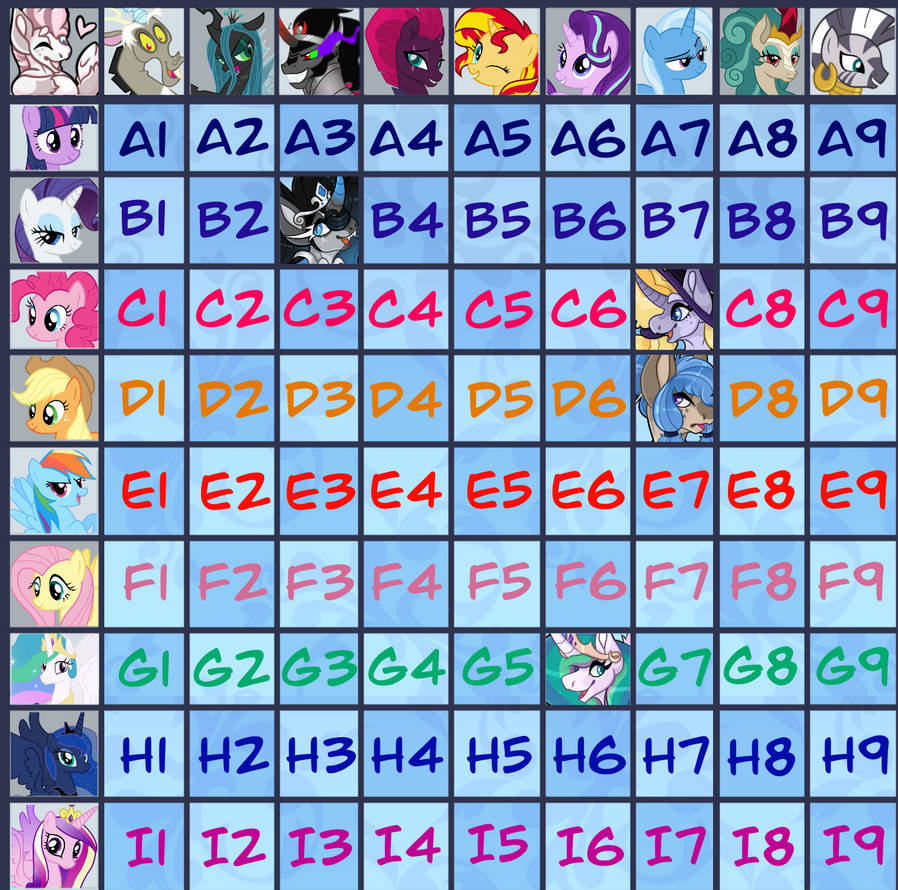 Mlp Values Chart MLP Shipping Chart by Sinplatonic on DeviantArt
