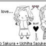 SasuSaku chibi love banner