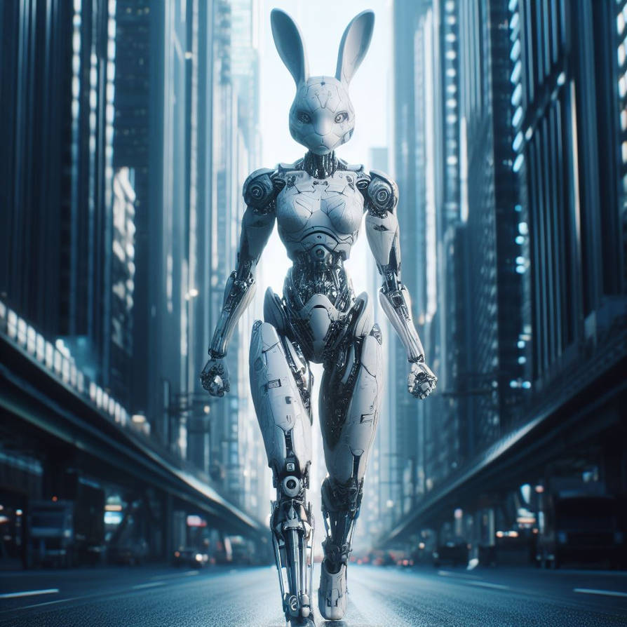 Rabbit Robot by Natski-Desmodia on DeviantArt