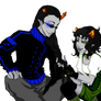 Koburastuck Equius and Nepeta