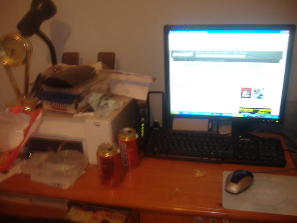 My desk XD