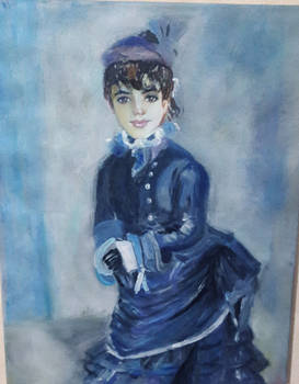 My painting  (original the Parisian of Renoir)