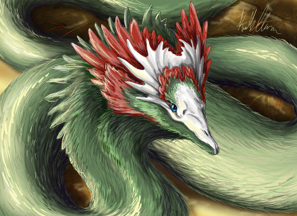 Feathered Serpent By Quinnk On DeviantArt feathered-serpent-by-quinnk-on-deviantart