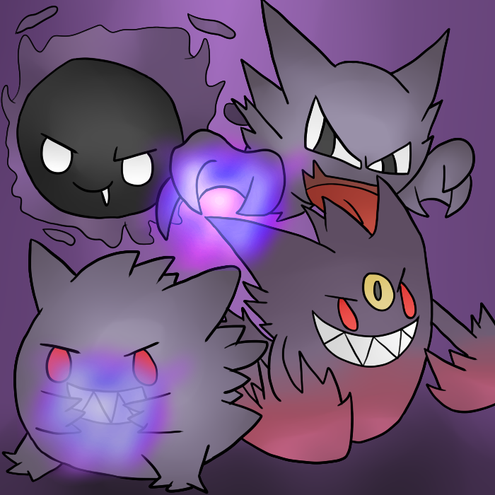 The original ghost pokemon family