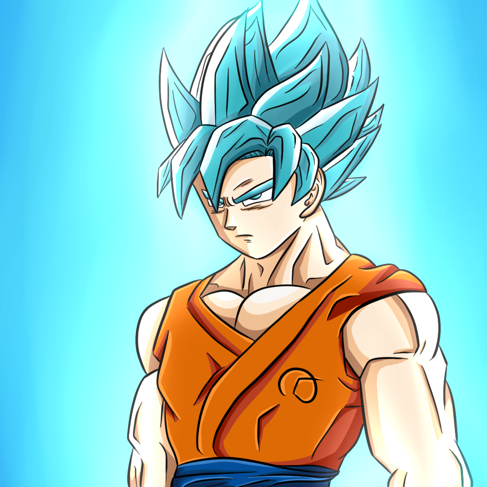 Goku SSJ Blue (Universo 7)  Goku super saiyan blue, Anime dragon