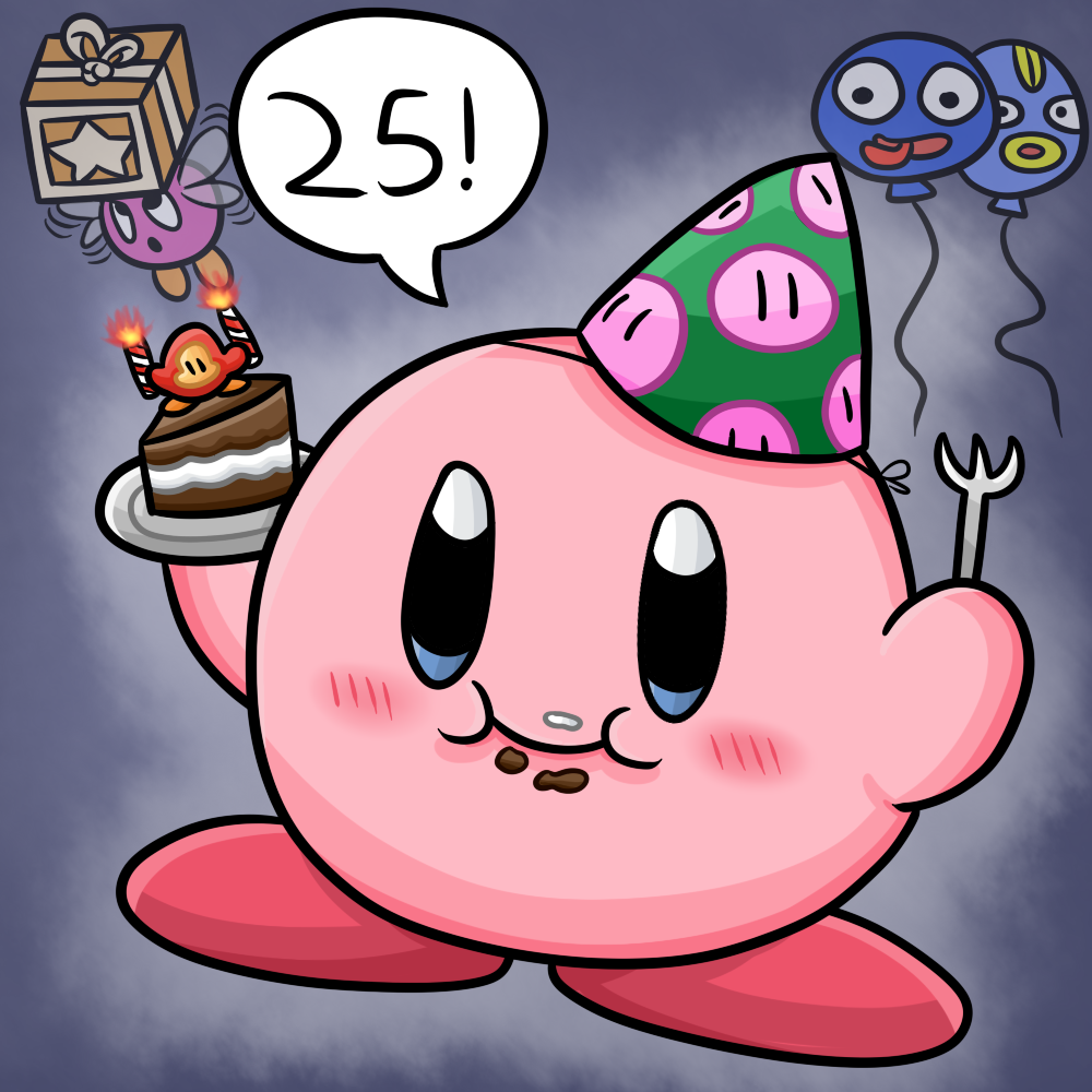 Happy 25th Anniversary Kirby!