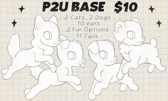 Kitty and Puppy p2u Base