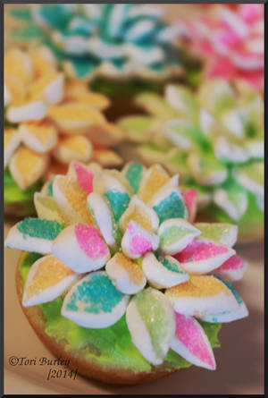 Flower Cupcakes by WorldWar-Tori Flower Cupcakes by WorldWar-Tori