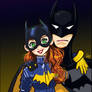 Batgirl and batman 75th