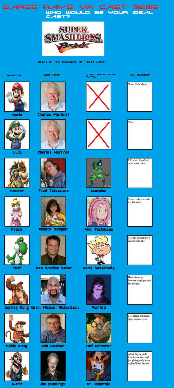 Brawl Cast pt. 1 by Dimension-Dino on DeviantArt