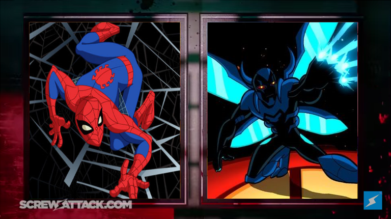 Spider-Man vs. Blue Beetle Set by Dimension-Dino Spider-Man vs. Blue Beetle Set by Dimension-Dino