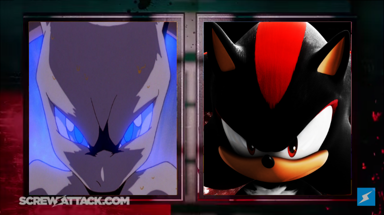 Night Battle Shadow the Hedgehog vs Mewtwo by Zelrom on DeviantArt