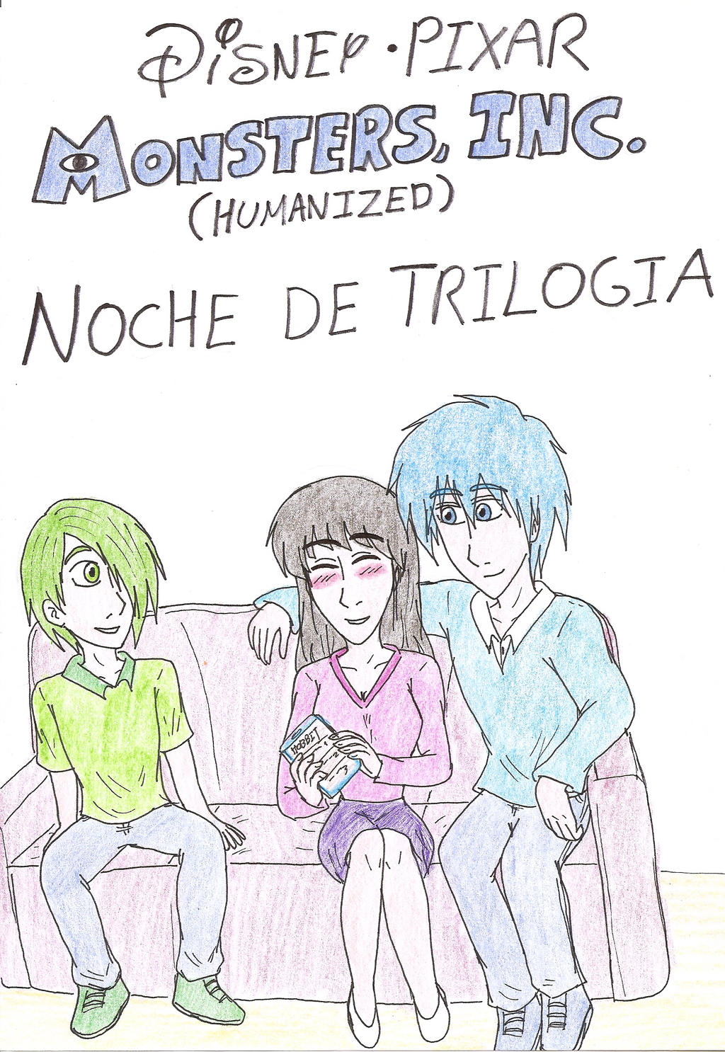 Monsters Inc (humanizade) Comic COVER 3