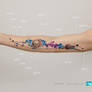 Watercolor Solar System