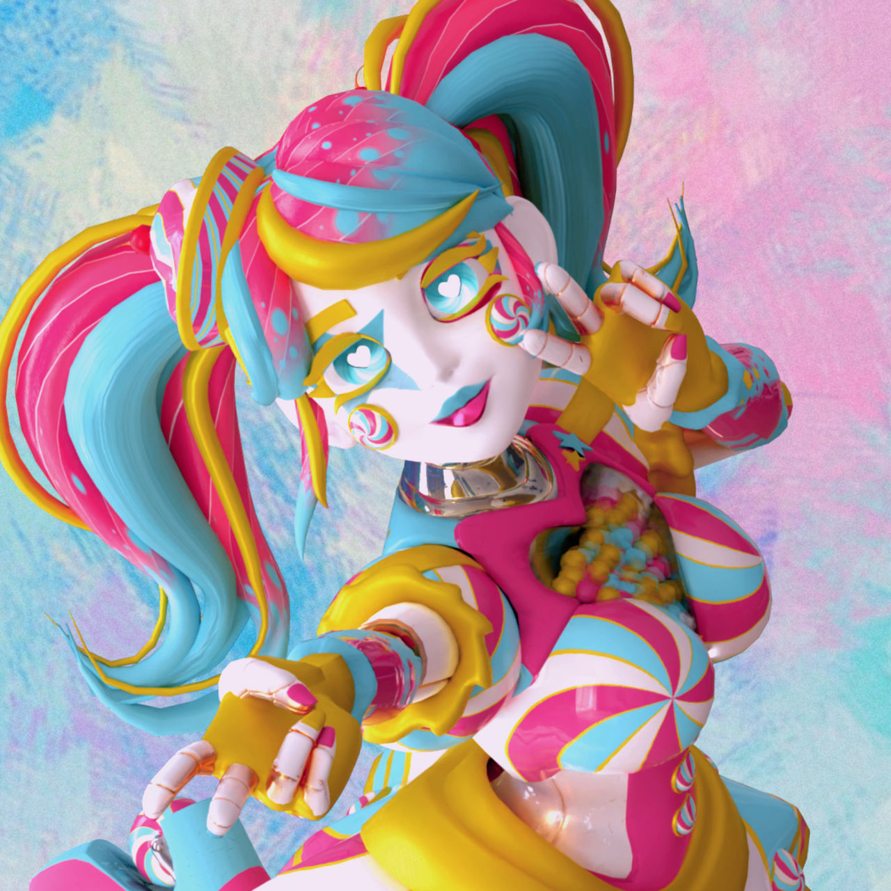 Stylized Suzy Snacktime V2 (Trippy Suzy) by DeviantArtUser3214am on ...