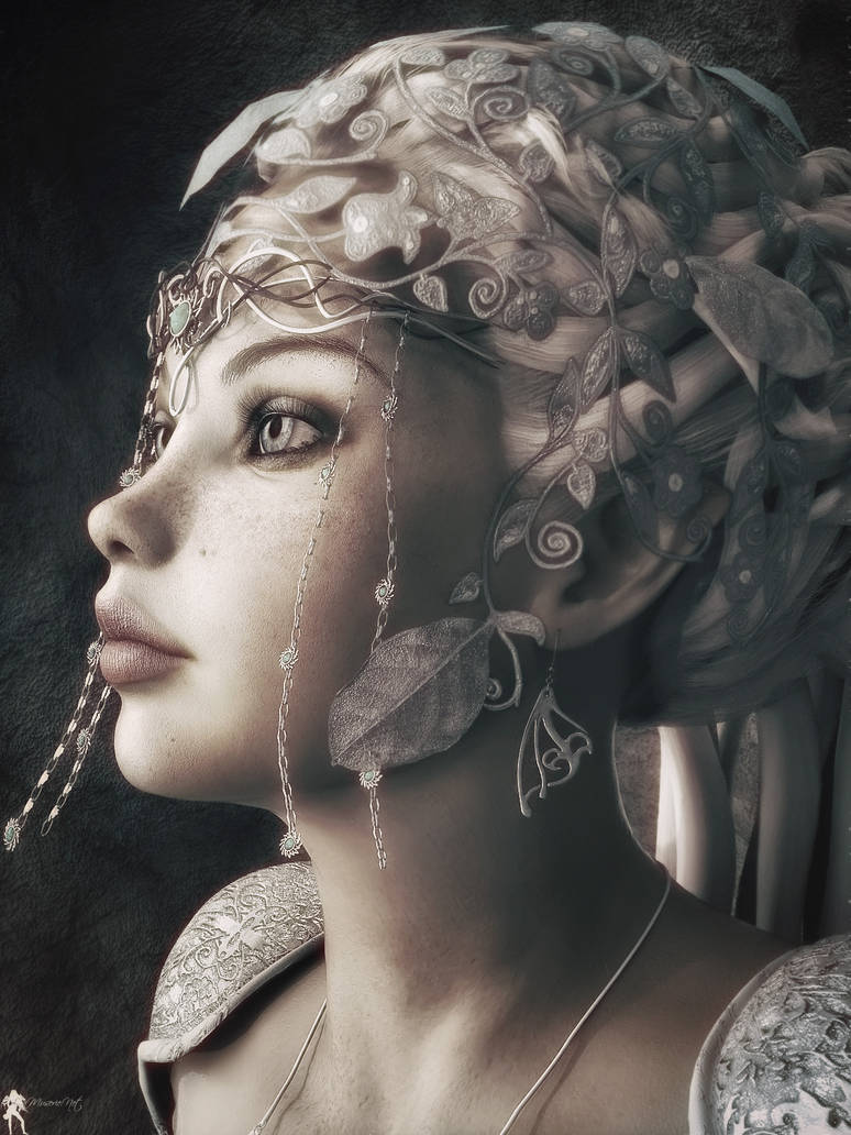 Version Monochrome : Elfin 2 by LaMuserie on DeviantArt
