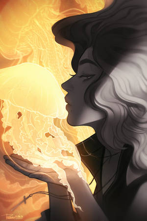 Soul of the ocean - Jellyfish by GoldenTar Soul of the ocean - Jellyfish by GoldenTar