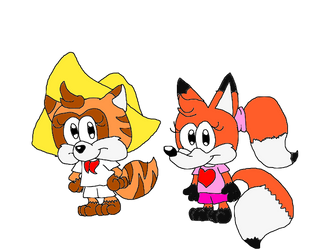 Rosa the Cat and Fabia the Fox