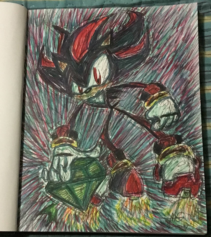 Shadow the Hedgehog Fan Art Color by MGartist on DeviantArt