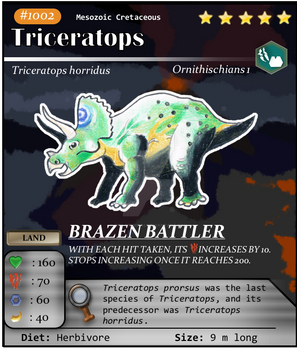 Meso Series No. 02: Triceratops