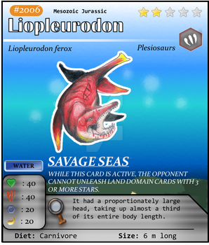 Aqua Series No. 06: Liopleurodon