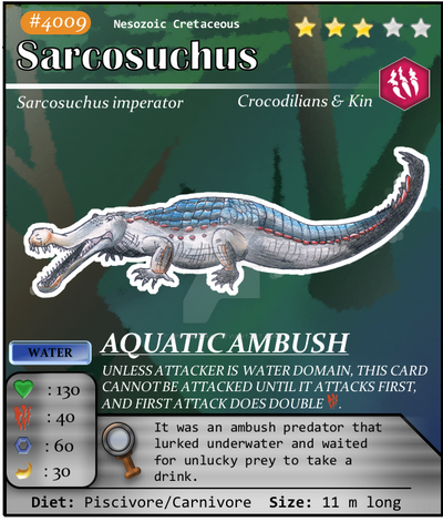 Paleo Series No. 09: Sarcosuchus
