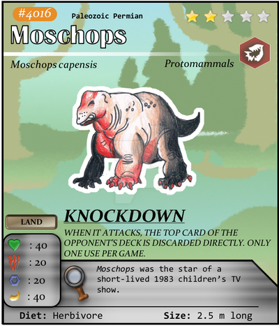 Paleo Series No. 16: Moschops