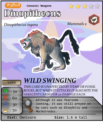 Dinopithecus Deviantart Ceno Series No. B8: Dinopithecus by TPH-Original on DeviantArt