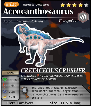 Meso Series No. B27: Acrocanthosaurus