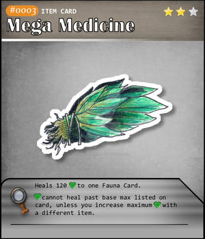 Item Card 003: Mega Medicine