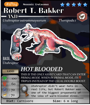 Assist Card No. 1P4: Robert T. Bakker