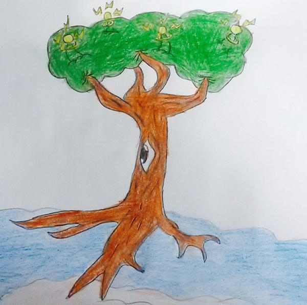 Tree Fakeemon voltree,the electricity tree fakemon by BluetoeTheDino on DeviantArt