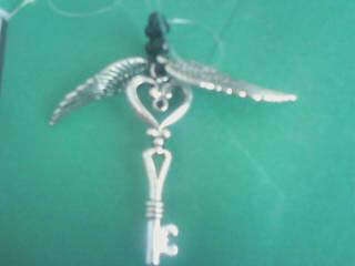 Heart Key with Wings