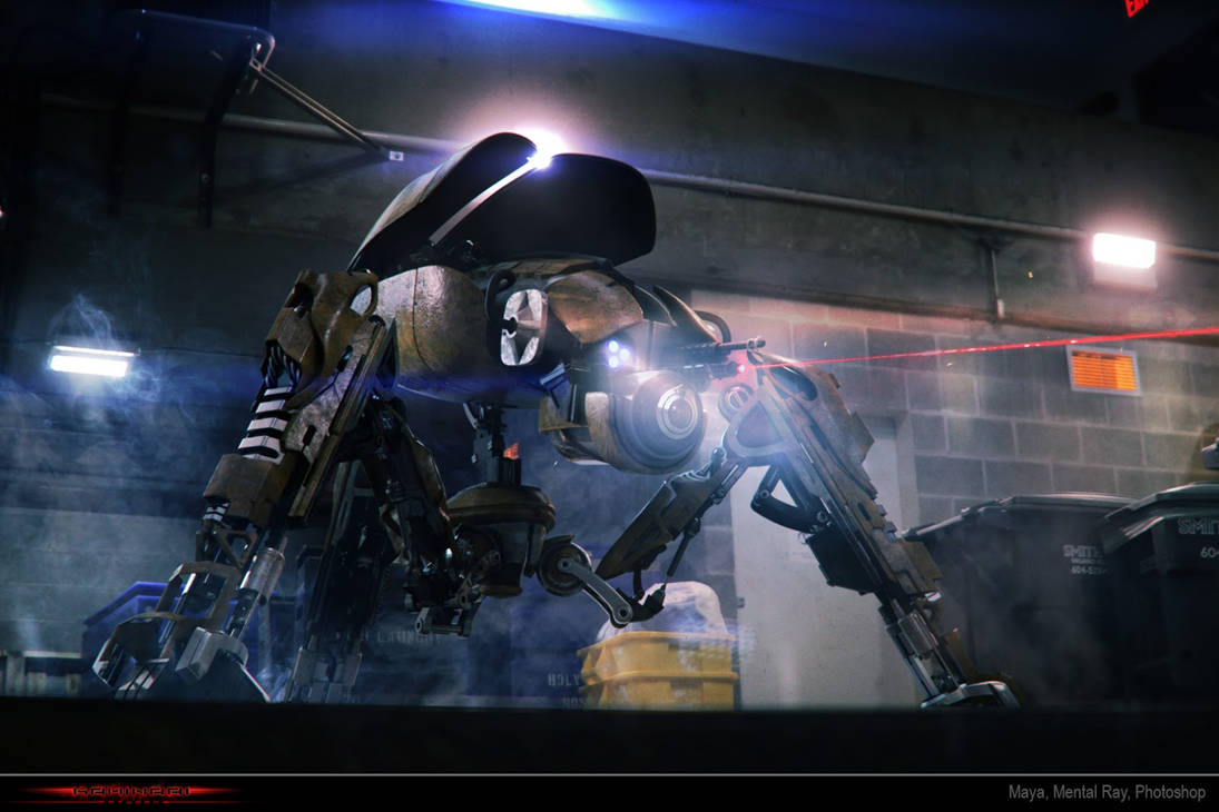 TRIPOD BOT by KAMINARIVFX on DeviantArt