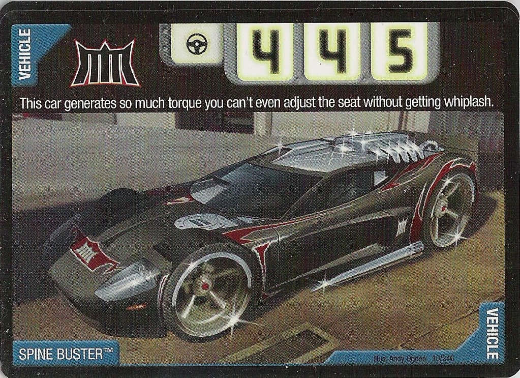 AcceleRacers Card Game Spine Buster by DLGamer2002 on DeviantArt