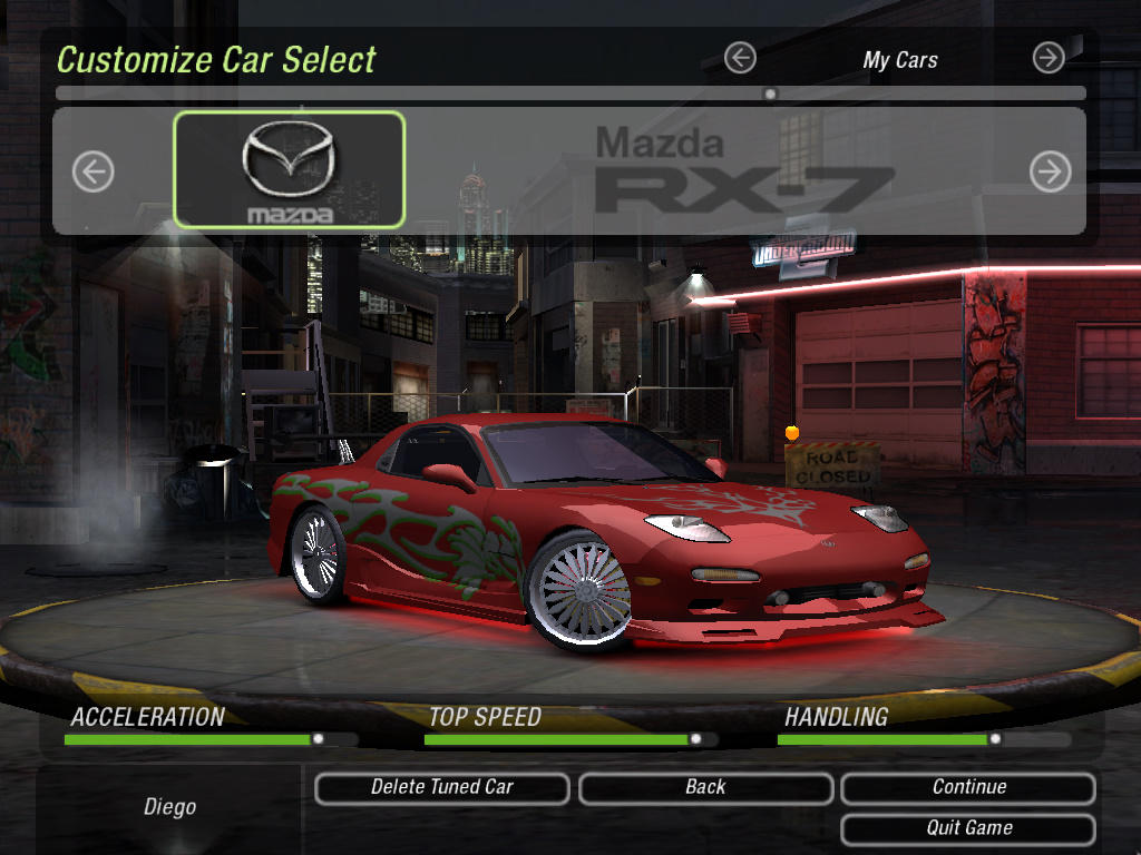NFS Underground 2 - Dom's RX-7 by DLGamer2002 on DeviantArt