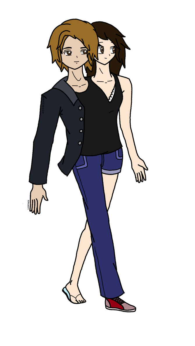 Conjoined couple by MotxiMotxi on DeviantArt